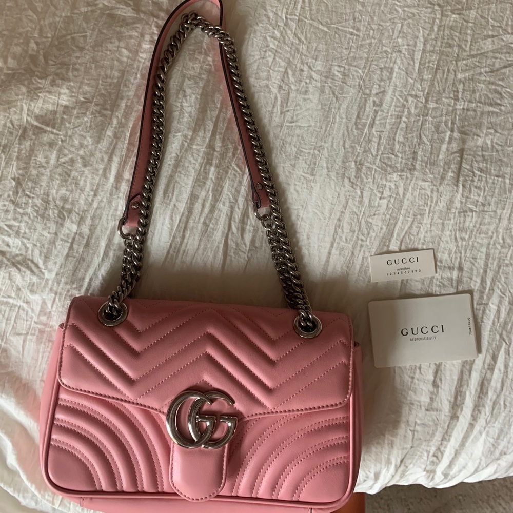 COPY - Gucci Mini Marmont Leather Shoulder Bag